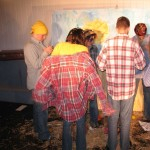 Vogelscheuchen Fotoshooting